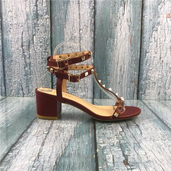 kmeioo fashion us size 5-15 shoes women sandals rivets ankle strap block heels cut out square party, Black
kmeioo fashion us size 5-15 shoes women sandals rivets ankle strap block heels cut out square party, Black