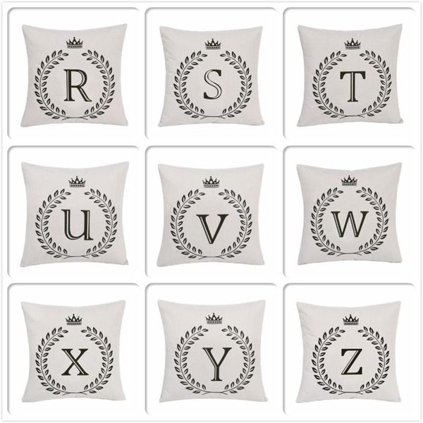 alphabet 26 english letters creative decorative throw pillow case 18inches square 45x45cm back waist cushion cover cushioncovers cushion/dec
alphabet 26 english letters creative decorative throw pillow case 18inches square 45x45cm back waist cushion cover cushioncovers cushion/dec