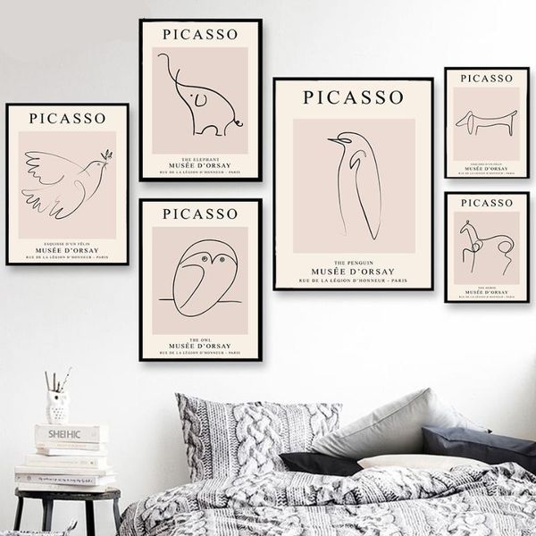 paintings abstract picasso bird cat elephant nordic posters and prints wall art canvas painting pictures for living room decor
paintings abstract picasso bird cat elephant nordic posters and prints wall art canvas painting pictures for living room decor