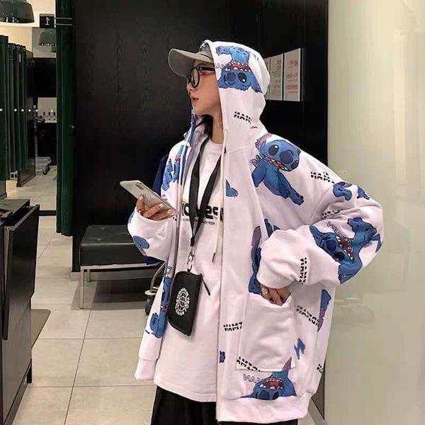 women's hoodies & sweatshirts women autumn amine hoodie sweatshirt fashion zipper harajuku oversized jacket casual korean hooded tracks, Black
women's hoodies & sweatshirts women autumn amine hoodie sweatshirt fashion zipper harajuku oversized jacket casual korean hooded tracks, Black