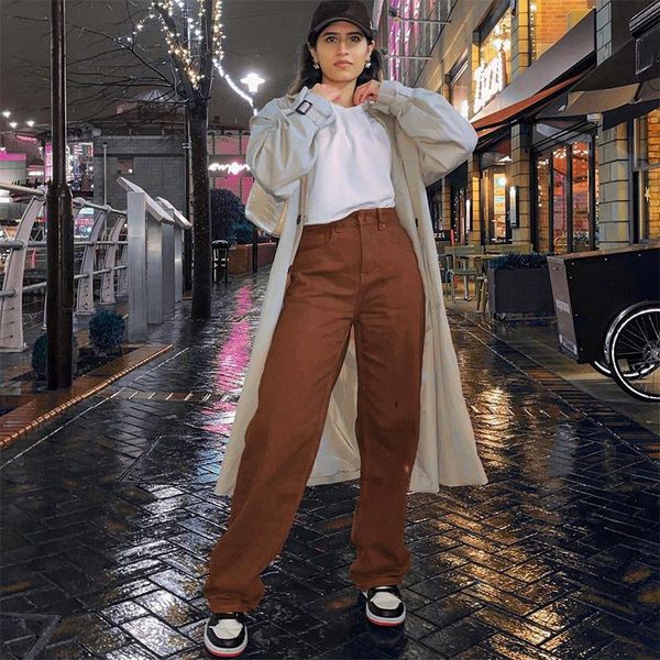 women's pants & capris high waist ladies loose trousers harajuku slim brown wide leg jeans 2021 women solid casual straight vintage str, Black;white
women's pants & capris high waist ladies loose trousers harajuku slim brown wide leg jeans 2021 women solid casual straight vintage str, Black;white