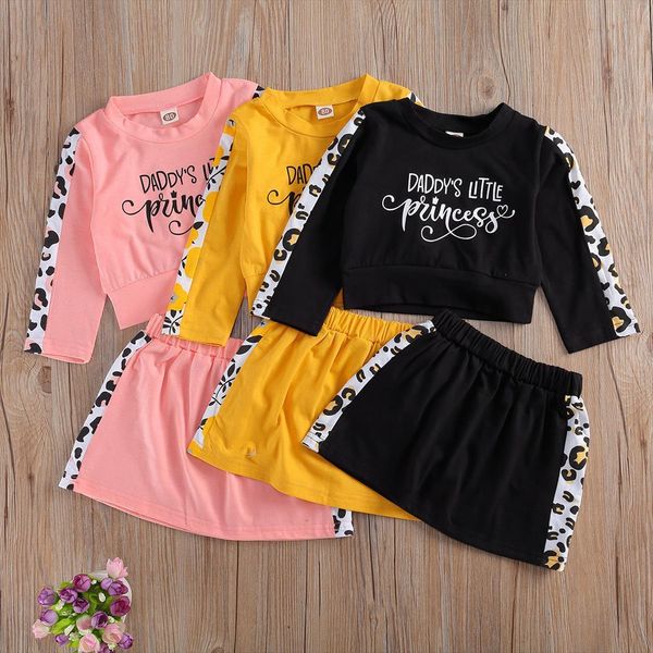 6m 4years baby girls clothes suit, letter printed long sleeve short skirt outfit autumn set 2pcs black pink yellow, White
6m 4years baby girls clothes suit, letter printed long sleeve short skirt outfit autumn set 2pcs black pink yellow, White