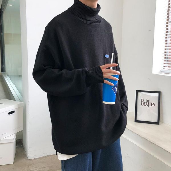 men's sweaters 8 colors autumn winter solid men turtleneck sweater loose warm slim casual pullover knitwear clothing jumper for male, White;black
men's sweaters 8 colors autumn winter solid men turtleneck sweater loose warm slim casual pullover knitwear clothing jumper for male, White;black
