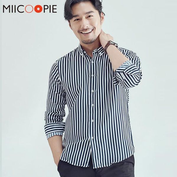 men's casual shirts striped long sleeve dress shirt 2021 harajuku streetwear office work for men camisas social korean clothes, White;black
men's casual shirts striped long sleeve dress shirt 2021 harajuku streetwear office work for men camisas social korean clothes, White;black