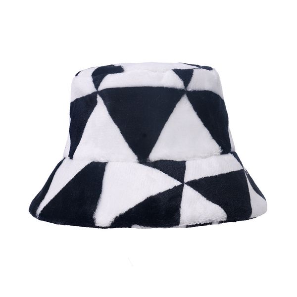 european and american warm hat outdoor casual trendy men women black white triangle geometric plaid fisherman bucket autumn, Blue;gray
european and american warm hat outdoor casual trendy men women black white triangle geometric plaid fisherman bucket autumn, Blue;gray