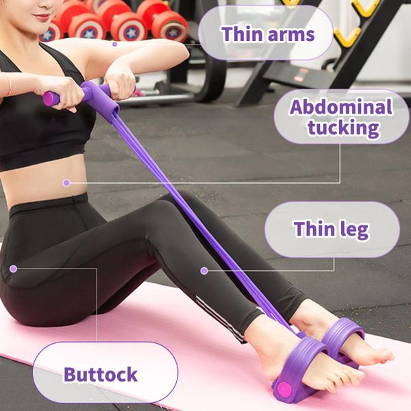 resistance bands 4 tube pedal fitness rope latex exerciser sit-up pull expander elastic yoga equipment
resistance bands 4 tube pedal fitness rope latex exerciser sit-up pull expander elastic yoga equipment