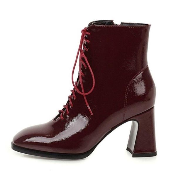 boots fanyuan women ankle thick high heel cross strap zipper shoes round toe warm fashion party footwear size 34-43, Black
boots fanyuan women ankle thick high heel cross strap zipper shoes round toe warm fashion party footwear size 34-43, Black