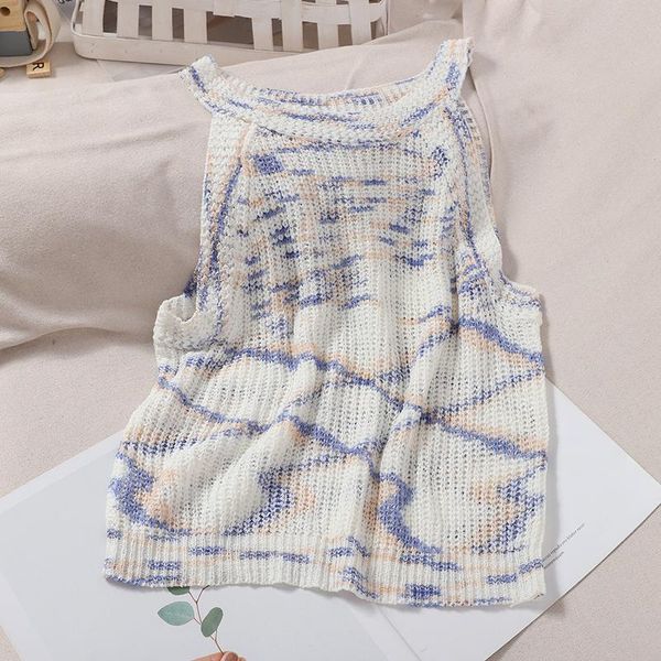women's tanks & camis women crop knitted rainbow colorful o-neck sleeveless tank candy color female summer, White
women's tanks & camis women crop knitted rainbow colorful o-neck sleeveless tank candy color female summer, White