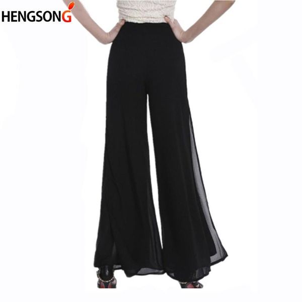 women's pants & capris 2021 women wide leg vintage high waist long trousers chiffon side split casual slim loose pant pantalones ladies, Black;white
women's pants & capris 2021 women wide leg vintage high waist long trousers chiffon side split casual slim loose pant pantalones ladies, Black;white