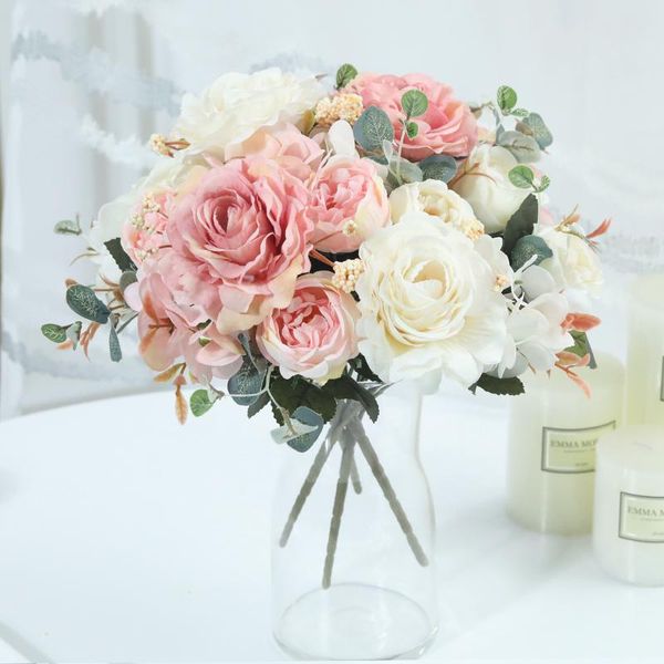 decorative flowers & wreaths beautiful hydrangea roses artificial for home wedding decorations autumn bouquet mousse peony fake
decorative flowers & wreaths beautiful hydrangea roses artificial for home wedding decorations autumn bouquet mousse peony fake