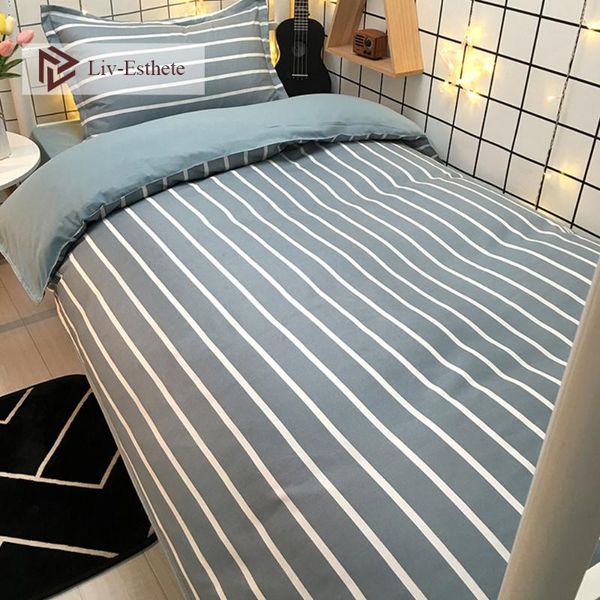 bedding sets liv-esthete set blue stripe duvet cover home decor child single double size bedclothes flat sheet bedcothes
bedding sets liv-esthete set blue stripe duvet cover home decor child single double size bedclothes flat sheet bedcothes