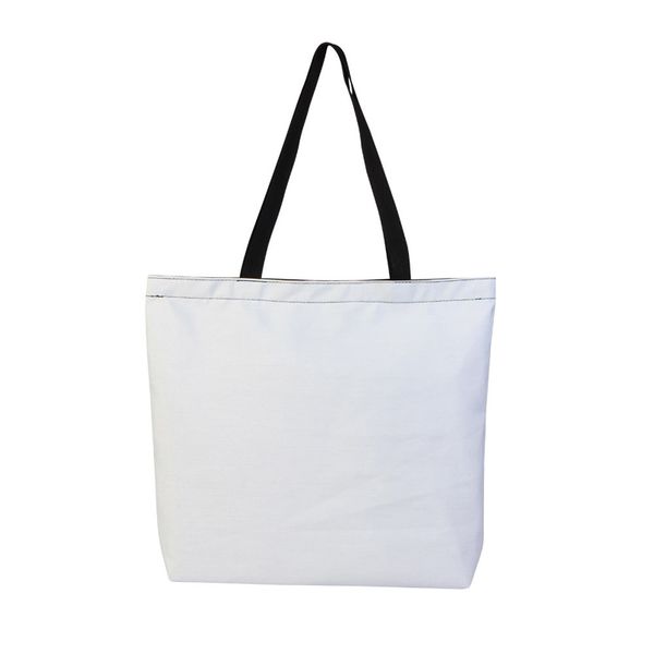 3pcs shopping bags sublimation diy white blank diving cloth large capacity vertical section handbag