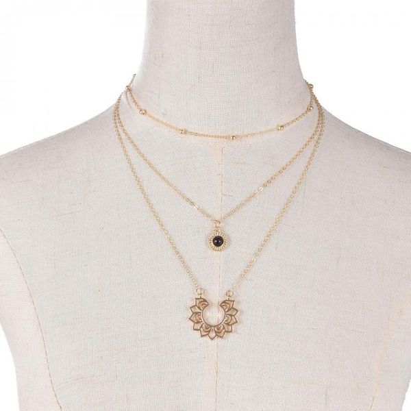 pendant necklaces 2021 fashion girl necklace boho retro multi-layer women's lotus wholesale collares hermosos, Silver
pendant necklaces 2021 fashion girl necklace boho retro multi-layer women's lotus wholesale collares hermosos, Silver
