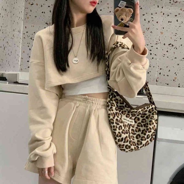 women's two piece pants wixra conjunto de moletom feminino básico curto, pulôver algodão estilo rua com gola redonda, primavera verão u, White
women's two piece pants wixra conjunto de moletom feminino básico curto, pulôver algodão estilo rua com gola redonda, primavera verão u, White