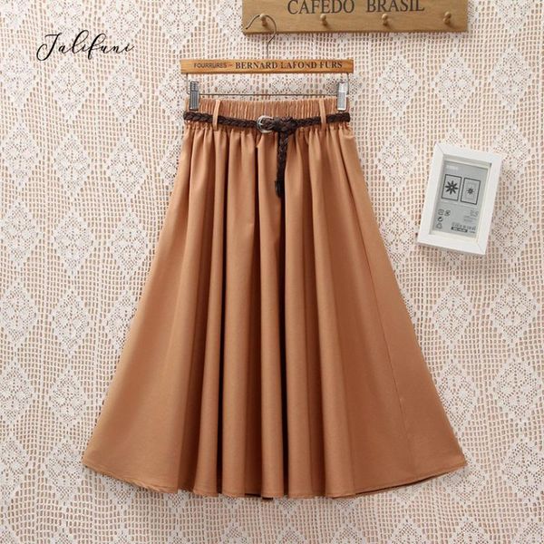 lady solid a-line skirts 2021 korean women elegant with belt knee length pleated skirt summer casual vintage party, Black
lady solid a-line skirts 2021 korean women elegant with belt knee length pleated skirt summer casual vintage party, Black