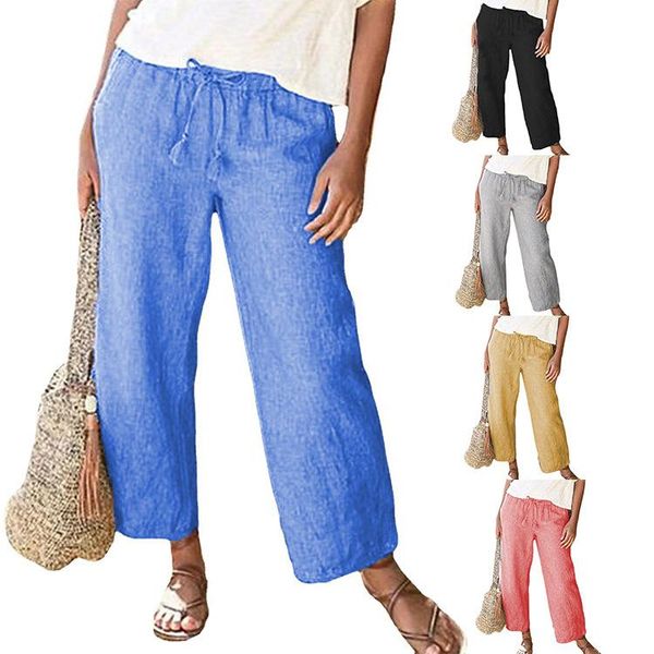 women's pants & capris summer fashion women pant drawstring loose high waist wide leg casual long trousers female slacks, Black;white
women's pants & capris summer fashion women pant drawstring loose high waist wide leg casual long trousers female slacks, Black;white