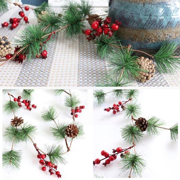 decorative flowers & wreaths 1.8m christmas decoration rattan pvc simulation pine xmas decor greenery needle plant artificial home gift garl
decorative flowers & wreaths 1.8m christmas decoration rattan pvc simulation pine xmas decor greenery needle plant artificial home gift garl