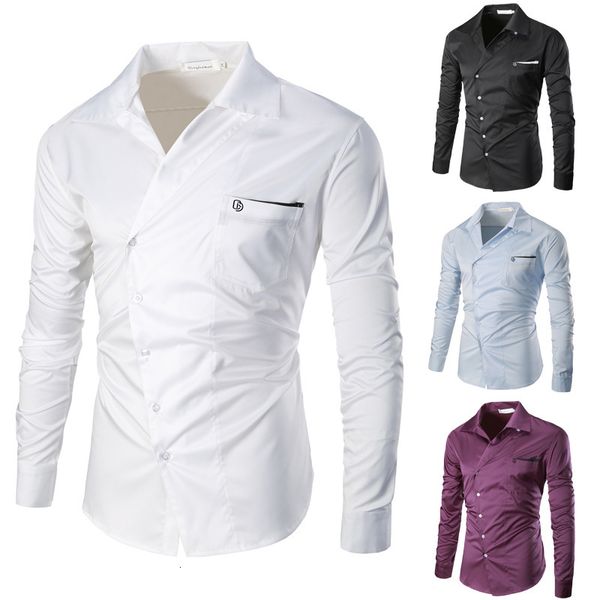 male long color turn down collar cardigan shirt with single pocket thin, White;black
male long color turn down collar cardigan shirt with single pocket thin, White;black