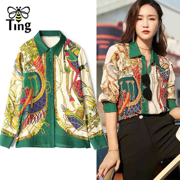 fashion chic green printing button up women blouses lapel collar casual spring office work shirts moda blusas za 210513, White
fashion chic green printing button up women blouses lapel collar casual spring office work shirts moda blusas za 210513, White