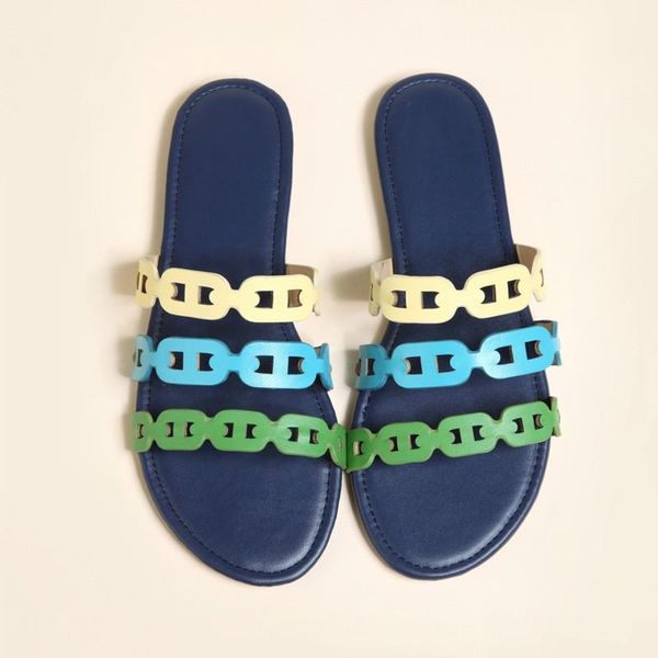 slippers candy color women summer open toe waterproof flip flop runway design flat cozy leather, Black
slippers candy color women summer open toe waterproof flip flop runway design flat cozy leather, Black
