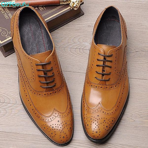 dress shoes qyfcioufu italian brand mens luxury genuine leather flats business formal party brogues oxfords, Black
dress shoes qyfcioufu italian brand mens luxury genuine leather flats business formal party brogues oxfords, Black