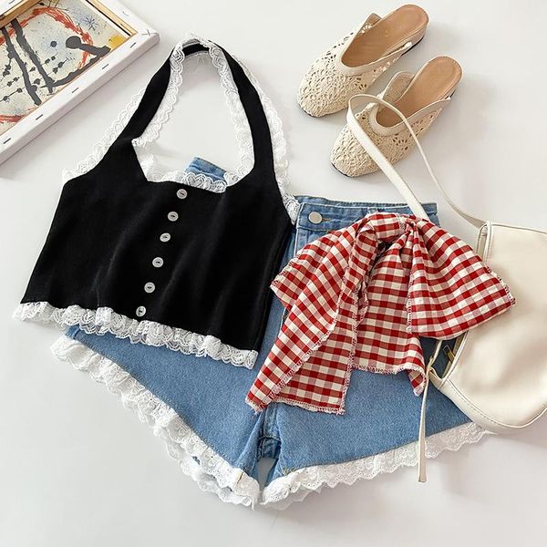 women's tracksuits ebaihui 2pcs women summer short sets ladies strapless lace tank + denim shorts suits solid sweet jean kawaii, Gray
women's tracksuits ebaihui 2pcs women summer short sets ladies strapless lace tank + denim shorts suits solid sweet jean kawaii, Gray