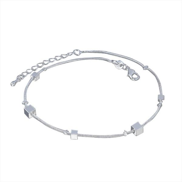 anklets 1pcs ladies beach anklet square pendant foot chain bracelet fashion jewelry gift for women, Red;blue 
anklets 1pcs ladies beach anklet square pendant foot chain bracelet fashion jewelry gift for women, Red;blue