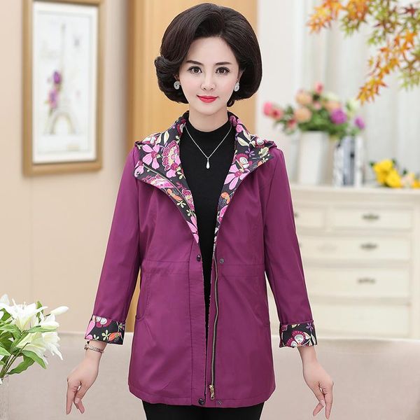 women's trench coats autumn mother women print hooded long-sleeved zipper plus size xl-5xl windbreaker female t280, Tan;black
women's trench coats autumn mother women print hooded long-sleeved zipper plus size xl-5xl windbreaker female t280, Tan;black