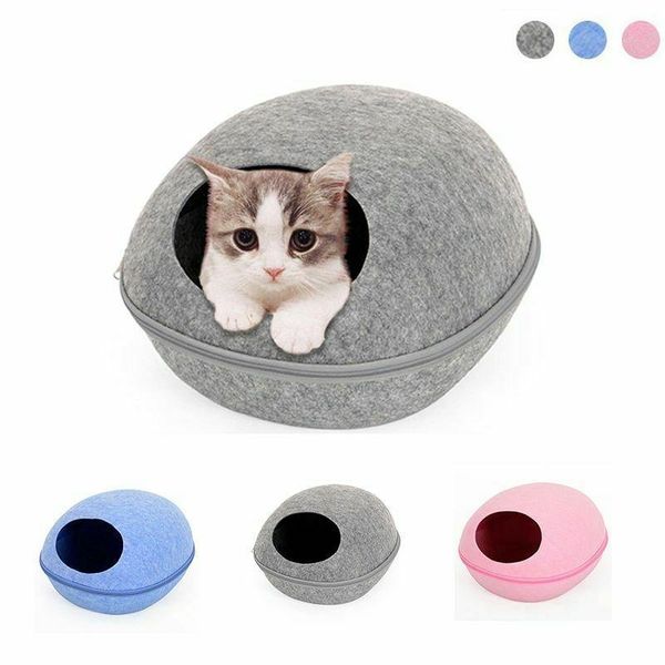 pet cat house cave sleeping bag egg shape sleep cushion mat detachable breathable kennel felt cloth basket kitten beds & furniture
pet cat house cave sleeping bag egg shape sleep cushion mat detachable breathable kennel felt cloth basket kitten beds & furniture
