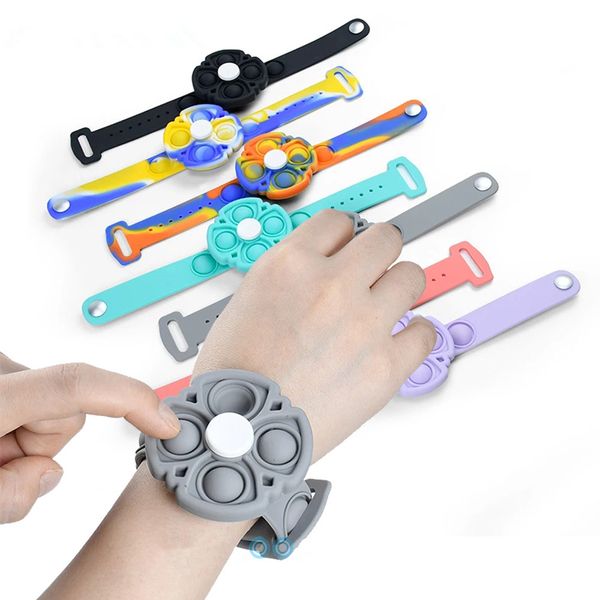 new push bubble bracelet simple dimple fidget it spinner toys silicone wristband hand fidget sensory unzip bracelets antistress wholesale
new push bubble bracelet simple dimple fidget it spinner toys silicone wristband hand fidget sensory unzip bracelets antistress wholesale