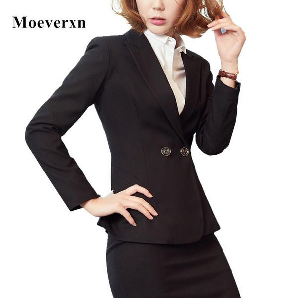 women's suits & blazers professional skirt 2021 arrival fashion women blazer 2 two piece set jacket femme mujer, White;black
women's suits & blazers professional skirt 2021 arrival fashion women blazer 2 two piece set jacket femme mujer, White;black
