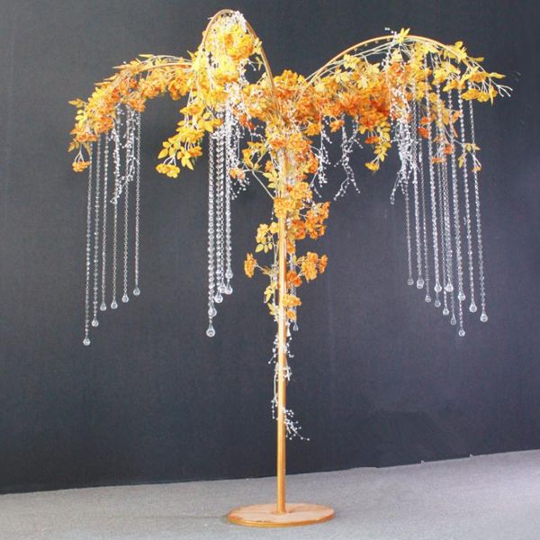 party decoration wedding arch iron crystal tree fake flower hanging umbrella-shape frame background wishing
party decoration wedding arch iron crystal tree fake flower hanging umbrella-shape frame background wishing