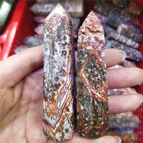 decorative objects & figurines 2pc natural red leopard skin crystal mineral obelisk little tower hexagonal prism reiki healing stones single
decorative objects & figurines 2pc natural red leopard skin crystal mineral obelisk little tower hexagonal prism reiki healing stones single