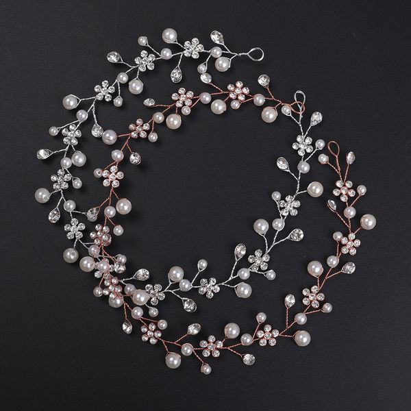 vintage silver rose gold women headband pearl rhinestone hairpiece prom hairband wedding hair accessories for bridal headwear
vintage silver rose gold women headband pearl rhinestone hairpiece prom hairband wedding hair accessories for bridal headwear