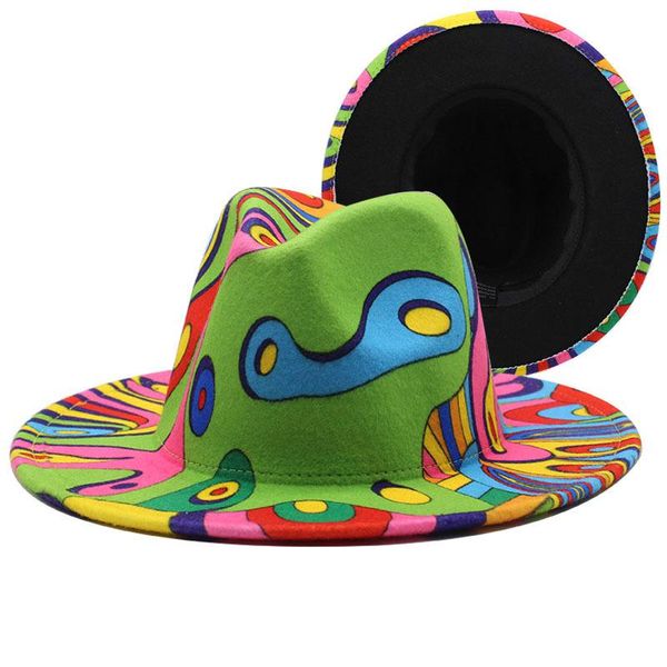 wide brim hats 2021 graffiti printed bucket for men and women spring autumn hat fashion jazz fedora wedding headgear cap, Blue;gray
wide brim hats 2021 graffiti printed bucket for men and women spring autumn hat fashion jazz fedora wedding headgear cap, Blue;gray