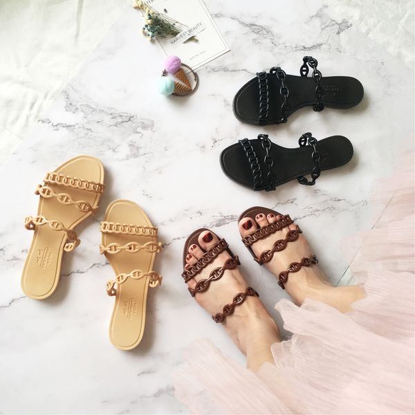 pig nose slippers, women's chain fashion web celebrity soft soles outside wearing sandals, beach shoes beac 80% off outlet online sale, Black
pig nose slippers, women's chain fashion web celebrity soft soles outside wearing sandals, beach shoes beac 80% off outlet online sale, Black