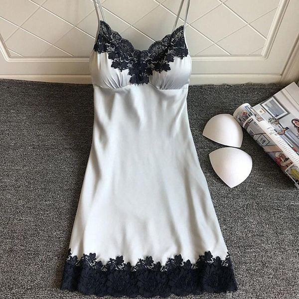 lace deep v-neck nightdress lingerie nightgowns sleepwear night dress women sleeveless nightwear faux silk satin nightshirt, Black;red
lace deep v-neck nightdress lingerie nightgowns sleepwear night dress women sleeveless nightwear faux silk satin nightshirt, Black;red