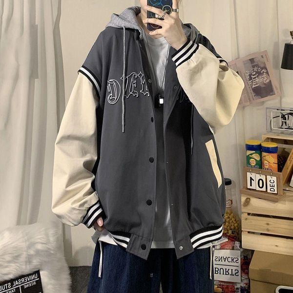 men's jackets hooded baseball uniforms men women harajuku style spring-autumn all-match jacket couples korean fashion embroidery stitch, Black;brown
men's jackets hooded baseball uniforms men women harajuku style spring-autumn all-match jacket couples korean fashion embroidery stitch, Black;brown