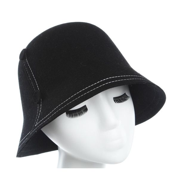 stingy brim hats autumn winter bell shape fedora wool women british style hepburn elegant type cap, Blue;gray
stingy brim hats autumn winter bell shape fedora wool women british style hepburn elegant type cap, Blue;gray