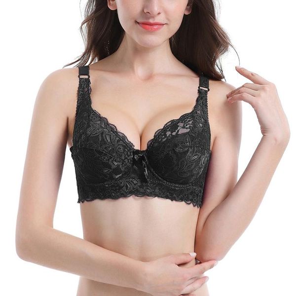 bras women lace bra push up wireless lingerie bralette underwear full cup comfortable, Red;black
bras women lace bra push up wireless lingerie bralette underwear full cup comfortable, Red;black