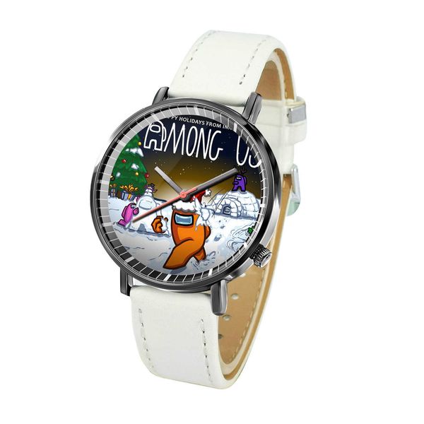 us werewolf killing game competitive student quartz watch selling belt waterproof customized, Slivery;brown
us werewolf killing game competitive student quartz watch selling belt waterproof customized, Slivery;brown