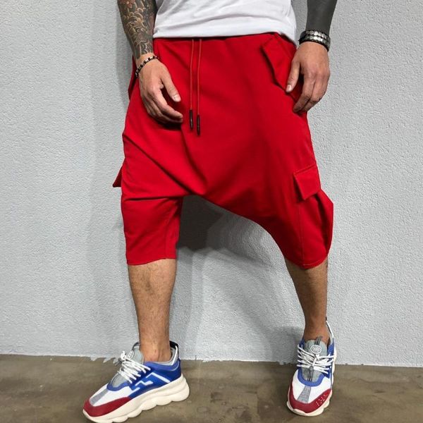men's hip hop trend in europe and the united states loose pure color street sports casual harran seven cropped pants men running shorts, Black;blue
men's hip hop trend in europe and the united states loose pure color street sports casual harran seven cropped pants men running shorts, Black;blue