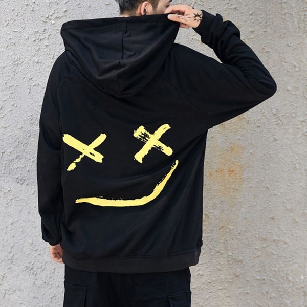 happy smiling face print men patchwork hoodies women long sleeve hooded pullover jumper sweatshirt for women, Black
happy smiling face print men patchwork hoodies women long sleeve hooded pullover jumper sweatshirt for women, Black