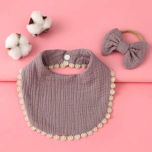 bibs & burp cloths 2pcs baby triangle double cotton tassel saliva towel headband boys girls feeding apron bandana
bibs & burp cloths 2pcs baby triangle double cotton tassel saliva towel headband boys girls feeding apron bandana