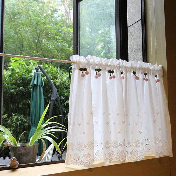 curtain & drapes pastoral white short curtains with cherries french embroidery window valance for bathroom kitchen cafe doorway
curtain & drapes pastoral white short curtains with cherries french embroidery window valance for bathroom kitchen cafe doorway
