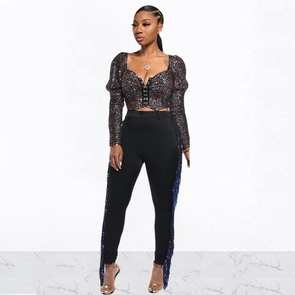 women's pants & capris autumn women fashion tassel bodycon high waist skinny casual pencil ladies street solid color slim trousers, Black;white
women's pants & capris autumn women fashion tassel bodycon high waist skinny casual pencil ladies street solid color slim trousers, Black;white