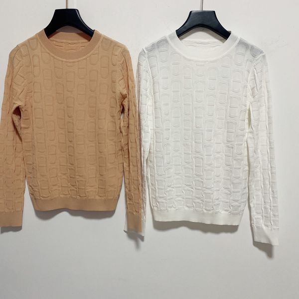 317 2021 milan style summer sweater brand same style regular long sleeve crew neck kint sweater white black women clothes yiduo
317 2021 milan style summer sweater brand same style regular long sleeve crew neck kint sweater white black women clothes yiduo