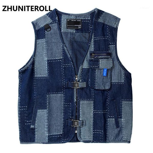 men's vests 2021 techwear mesh cowboy plaid men tactical dark biker vest tanks buckle hipster hip hop mens jackets streetwear, Black;white
men's vests 2021 techwear mesh cowboy plaid men tactical dark biker vest tanks buckle hipster hip hop mens jackets streetwear, Black;white