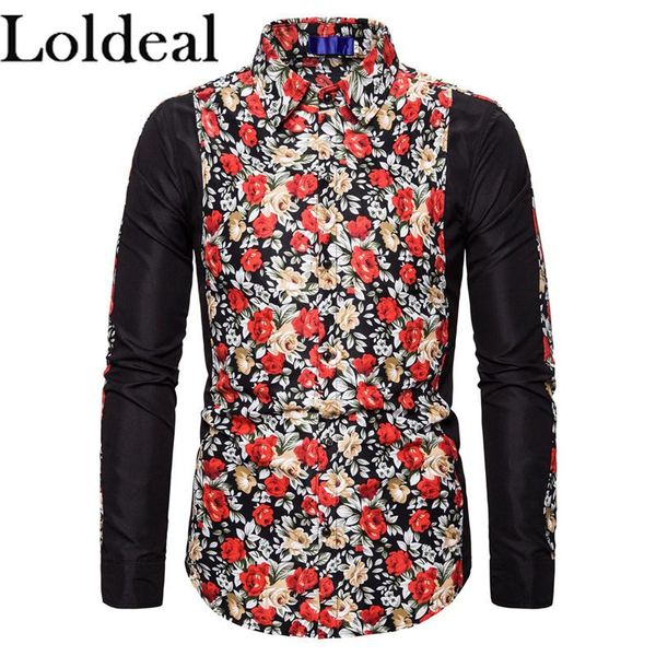 loldeal vintage floral printed mens shirts casual slim fit patchwork color long sleeve formal for men hawaiian shirt men's, White;black
loldeal vintage floral printed mens shirts casual slim fit patchwork color long sleeve formal for men hawaiian shirt men's, White;black