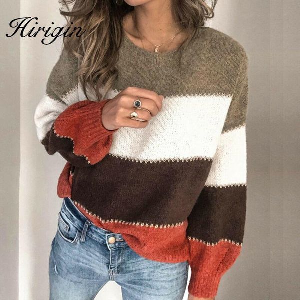 women's sweaters women fashion color block pullovers 2021 female autumn winter loose jumpers sweater ladies casual plus size knitted, White;black
women's sweaters women fashion color block pullovers 2021 female autumn winter loose jumpers sweater ladies casual plus size knitted, White;black